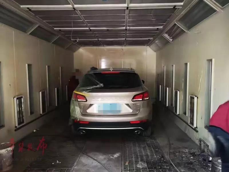 噴漆房廢氣收集處理設(shè)施未開啟，拘留并罰款！